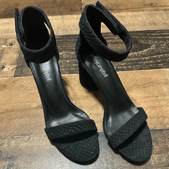 Jeffrey Campbell Lelaine Ankle Strap Heels - Picture 2 of 7